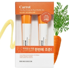 Kem dưỡng Bring Green Carrot Vita Eye Cream & Face Double chống lão hóa và ngăn ngừa nếp nhăn
