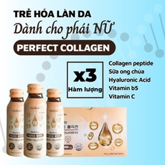 Nước uống collagen x3 phục hồi da MasilRaon (Perfect Collagen X3 3000mg) 1 chai x 75ml Hàn Quốc