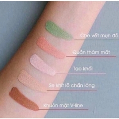 Bảng phấn tạo khối & che khuyết điểm City Color 7 ô Contour & Correct Cream Palette chính hãng