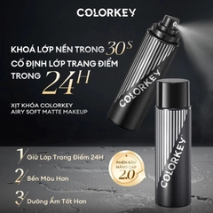 Xịt khoá nền Colorkey tia sương mềm mại khóa chặt lớp trang điểm 100ml - xịt khóa makeup color key