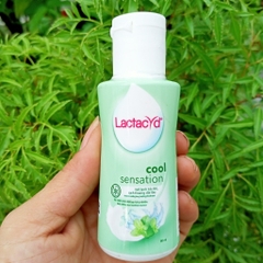 Dung dịch vệ sinh Lactacyd Cool Sensation phụ nữ hương bạc hà 60ml - dung dịch vệ sinh nữ giới ddvs