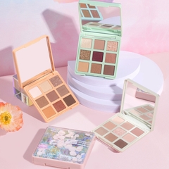 Bảng phấn mắt 9 ô màu GoGo Tales Secret garden eyeshadow palette chống trôi hàng nội địa Trung - 13g
