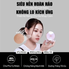 Phấn Nước Glamrr Q Kiềm Dầu Dưỡng Da Long Wear DD Cushion - SPF50+/PA+++ (1 lõi x 13g)