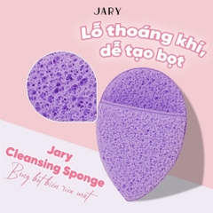 Miếng rửa mặt bọt biển cao cấp Jary Cleansing Sponge CP01 - CP02 - CP03 ( 1 cái lẻ ) chính hãng