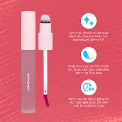 Son kem Lemonade thuần chay mịn lì 2 đầu Lemonade Perfect Couple lip màu Love Edition 2 - 3.5g
