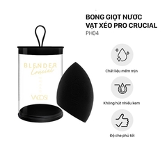 Bông giọt nước vạt xéo Vacosi Pro PH04 Prs Pro Crucial Flat Blender - bông phấn ướt tán nền Hàn Quốc