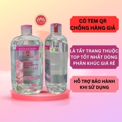 (Không vỏ) Nước tẩy trang Ya Samaya làm sạch dưỡng ẩm dành cho mọi loại da Xanh - Hồng YaSamaya Nga 600ml