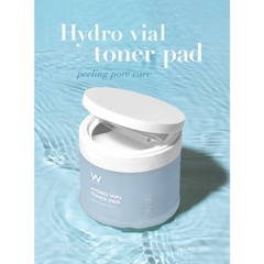 Toner Pad cấp ẩm dưỡng da mỗi ngày Wonjin Effect Hydro Vial Peeling PoreCare Hàn Quốc 210g 130 miếng