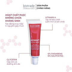 Kem chấm mụn Biotrade Acnaut Active Cream 15ml - kem mụn acnes biotrade hỗ trợ giảm thâm mụn cao cấp