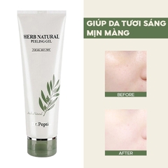 Tẩy da chết Dr Pepti Herb Natural Peeling Gel giúp da sáng, mịn màng 130ml