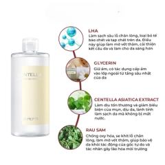 Nước tẩy trang Dr.Pepti Cetella Deep Clean 400ml làm sạch và phục hồi làn da - cao cấp chính hãng