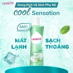 Dung dịch vệ sinh Lactacyd Cool Sensation phụ nữ hương bạc hà 60ml - dung dịch vệ sinh nữ giới ddvs