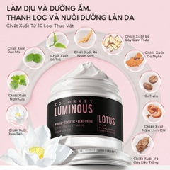 Mặt nạ đất sét COLORKEY LUMINOUS Clay Mask hoa sen - trà xanh 60g/hũ - mặt nạ bùn khoáng color key
