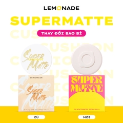 Phấn nước siêu lỳ kiềm dầu Lemonade Supermatte Cushion giúp lớp nền bám và bền chặt - 15g chính hãng