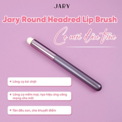 Cọ tán môi đầu tròn lùn Jary Round Headred Lib Brush cọ trang điểm đa năng tán son không lem - có túi