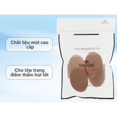 Bông ướt Elip Vacosi xúc xích BP10 Ellipse Sponge mềm mịn che phủ tinh tế - 2PCS ( Bịch 2 cái )