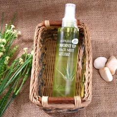 Xịt Khoáng Aspasia Moist Up Face Mist Aloe 150ml