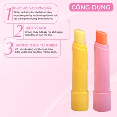 Son dưỡng môi Pretty Skin Choc Choc Natural Lip Balm - son dưỡng môi Hàn Quốc đào - mật ong 4.5g