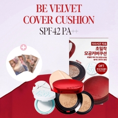 Phấn nước cushion Espoir Be Velvet Cover Cushion SPF42+ PA++ 13g (Tặng Lõi Refill+Phấn phủ mini 3gr)