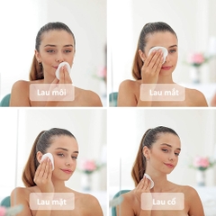Bông tẩy trang vi sợi Nature Republic – tái chế, thân thiện môi trường, tiết kiệm
