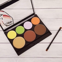 Bảng phấn tạo khối & che khuyết điểm City Color 7 ô Contour & Correct Cream Palette chính hãng
