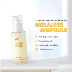 Bộ 3 mờ nám dưỡng trắng sáng da WonJin Effect Toner Melaless 250ml , Serum 50ml + Kem Dưỡng 80g