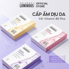 Combo 3 Hộp mặt nạ giấy COLORKEY LUMINOUS Vitamin B5 Mask color key hỗ trợ sáng da 10 miếng / hộp