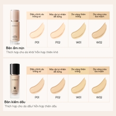 Kem nền dạng lỏng Carslan Lasting Moisture Foundation kiềm dầu lâu trôi thích hợp cho da khô 30g