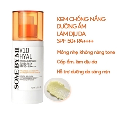 Kem chống nắng SOME BY MI V10 HYAL  Antioxidant Sunscreen- Hydra Capsule Sunscreen 40ml- 40g SPF50+ PA++++