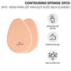 Bông Phấn Ướt Vacosi Hình Giọt Nước BP15 (2 Cái)