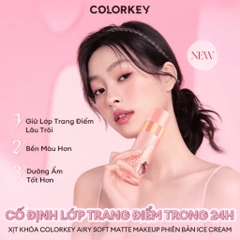 Xịt khóa Makeup COLORKEY phiên bản Ice Cream 100ml - xịt khóa nền color key cố định lớp trang điểm