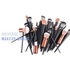 Cọ tán phấn mắt Vacosi Full Blender Brush E16 - cọ phấn mắt đầu bầu nhọn Hàn Quốc chính hãng