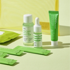 Set dưỡng da mini du lịch SungBoon Editor Travel Kit 5 món se khít lỗ chân lông màu xanh lá - 150g