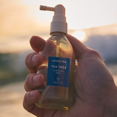 Xịt dưỡng tóc Aromatica hương thảo Rosemary Root Enhancer - tràm trà Tea Tree Purifying Tonic 100ml