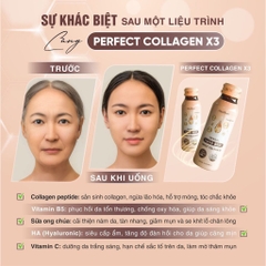 Nước uống collagen x3 phục hồi da MasilRaon (Perfect Collagen X3 3000mg) 1 chai x 75ml Hàn Quốc
