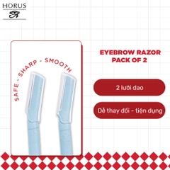 Dao cạo lông mày Hàn Quốc Horus Eyebrow Razor Wheat Straw Pack of 2 ( set 2 cái ) - daothinhuquynh