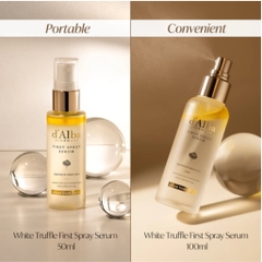 Serum dưỡng dạng xịt d'Alba First Spray White Truffle tinh chất cấp ẩm cho da chính hãng 50ml-100ml