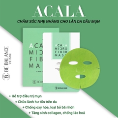 Miếng Mặt nạ vải vi sợi Be'Balance Micro Fiber Mask 3 in 1 - mặt nạ be balance giúp làm đẹp da