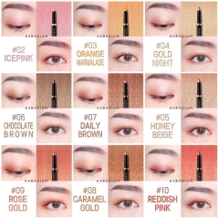 Bút nhũ mắt Karadium Shining Pearl Shadow Stick 1.4g - cây phấn mắt nhũ 2 đầu dạng thỏi vặn kèm cọ