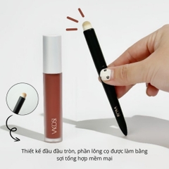 Cọ môi cao cấp Vacosi đầu tròn Soft Lip Brush - L10 cọ tán đều màu môi tự nhiên Hàn Quốc chính hãng