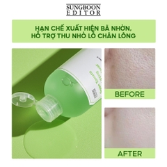 Toner cà chua xanh Sungboon Editor Green Tomato Pore Lifting - Nước hoa hồng dưỡng ẩm minisize 30ml