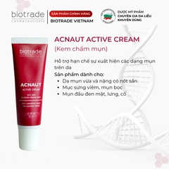 Kem chấm mụn Biotrade Acnaut Active Cream 15ml - kem mụn acnes biotrade hỗ trợ giảm thâm mụn cao cấp