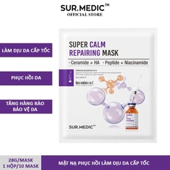 (Không vỏ) Mặt nạ Sur.medic dưỡng trắng - mask Surmedic phục hồi Bright Glutathione - Super Calm - Age Control - Hyaluronic