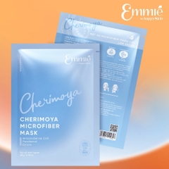 Mặt nạ Emmie by Happy Skin Microfiber 28g - lẻ miếng mặt nạ dừa emmié mask giấy dịu da chính hãng