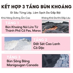 Mặt nạ đất sét COLORKEY LUMINOUS Clay Mask hoa sen - trà xanh 60g/hũ - mặt nạ bùn khoáng color key