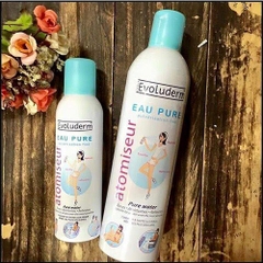 Xịt khoáng Evoluderm dưỡng ẩm cấp nước - làm dịu da cấp tốc  - xịt khoáng evoluderm 400ml - 150ml