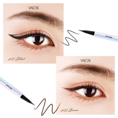 Kẻ mắt nước Vacosi siêu mảnh lâu trôi 24H Waterproof Pen VM25 - Bút kẻ mắt bền màu chính hãng 0.6g