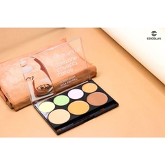 Bảng phấn tạo khối & che khuyết điểm City Color 7 ô Contour & Correct Cream Palette chính hãng