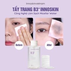 Nước tẩy trang Innoskin B3 Hyaluron Cleansing Water 500ml - nước tẩy trang phục hồi làm dịu da