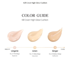 Phấn nước Cushion CLIO Kill Cover High Glow 14g - cuishion che khuyết điểm SPF50+ [ Kèm lõi Refill ]